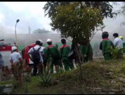 Pusat Kontrol PT. Semen Baturaja Pabrik 1 Terbakar